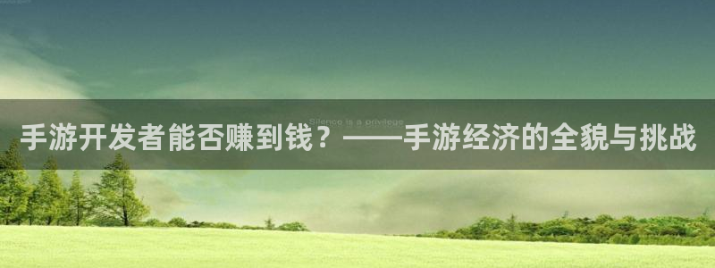 V8娱乐登录：手游开发者能否赚到钱？——手游经济的全貌与挑战